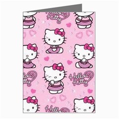 Cute Hello Kitty Collage, Cute Hello Kitty Greeting Card by nateshop