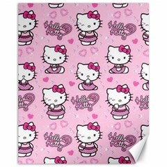 Cute Hello Kitty Collage, Cute Hello Kitty Canvas 11  X 14  by nateshop