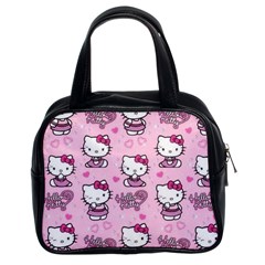 Cute Hello Kitty Collage, Cute Hello Kitty Classic Handbag (two Sides) by nateshop