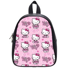 Cute Hello Kitty Collage, Cute Hello Kitty School Bag (small) by nateshop