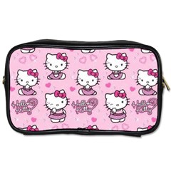 Cute Hello Kitty Collage, Cute Hello Kitty Toiletries Bag (two Sides) by nateshop