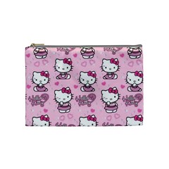 Cute Hello Kitty Collage, Cute Hello Kitty Cosmetic Bag (medium) by nateshop