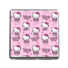 Cute Hello Kitty Collage, Cute Hello Kitty Memory Card Reader (square 5 Slot) by nateshop