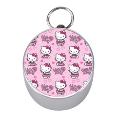 Cute Hello Kitty Collage, Cute Hello Kitty Mini Silver Compasses by nateshop