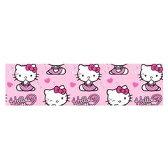 Cute Hello Kitty Collage, Cute Hello Kitty Oblong Satin Scarf (16  X 60 ) by nateshop