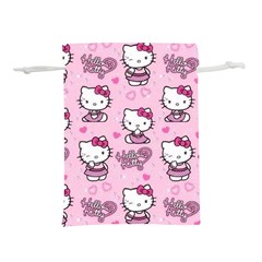 Cute Hello Kitty Collage, Cute Hello Kitty Lightweight Drawstring Pouch (m) by nateshop