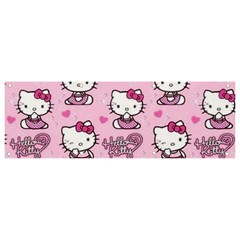 Cute Hello Kitty Collage, Cute Hello Kitty Banner And Sign 9  X 3  by nateshop