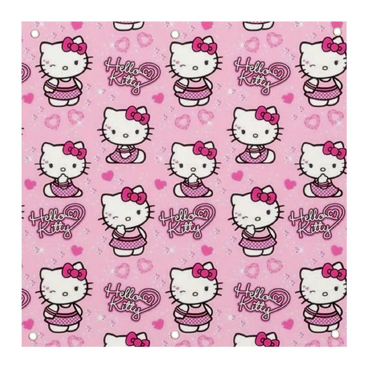 Cute Hello Kitty Collage, Cute Hello Kitty Banner and Sign 3  x 3 