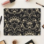 Decorative Ornament Texture, Retro Floral Texture, Vintage Texture, Gray Cosmetic Bag (XL) Front