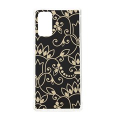 Decorative Ornament Texture, Retro Floral Texture, Vintage Texture, Gray Samsung Galaxy Note 20 Tpu Uv Case by nateshop