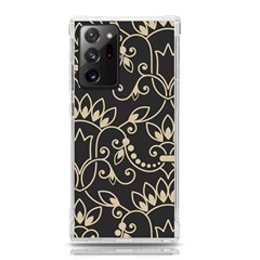 Decorative Ornament Texture, Retro Floral Texture, Vintage Texture, Gray Samsung Galaxy Note 20 Ultra Tpu Uv Case by nateshop