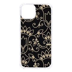 Decorative Ornament Texture, Retro Floral Texture, Vintage Texture, Gray Iphone 13 Tpu Uv Print Case