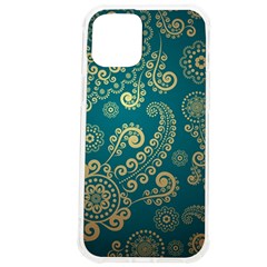 European Pattern, Blue, Desenho, Retro, Style Iphone 12 Pro Max Tpu Uv Print Case by nateshop