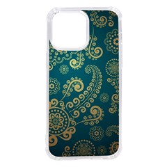 European Pattern, Blue, Desenho, Retro, Style Iphone 14 Pro Max Tpu Uv Print Case