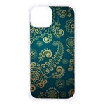 European Pattern, Blue, Desenho, Retro, Style iPhone 13 TPU UV Print Case Front