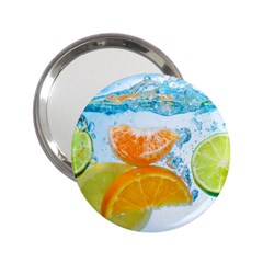 Fruits, Fruit, Lemon, Lime, Mandarin, Water, Orange 2 25  Handbag Mirrors by nateshop