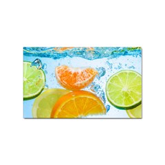 Fruits, Fruit, Lemon, Lime, Mandarin, Water, Orange Sticker Rectangular (100 Pack) by nateshop