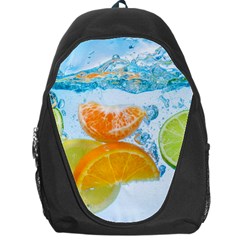 Fruits, Fruit, Lemon, Lime, Mandarin, Water, Orange Backpack Bag by nateshop