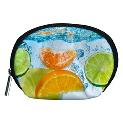 Fruits, Fruit, Lemon, Lime, Mandarin, Water, Orange Accessory Pouch (medium) by nateshop