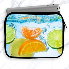 Fruits, Fruit, Lemon, Lime, Mandarin, Water, Orange Apple Ipad 2/3/4 Zipper Cases by nateshop