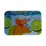 Fruits, Fruit, Lemon, Lime, Mandarin, Water, Orange Open Lid Metal Box (Silver)   Front