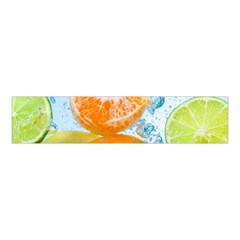 Fruits, Fruit, Lemon, Lime, Mandarin, Water, Orange Velvet Scrunchie by nateshop