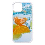 Fruits, Fruit, Lemon, Lime, Mandarin, Water, Orange iPhone 14 TPU UV Print Case Front