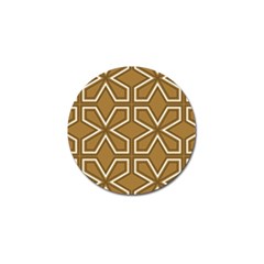 Gold Pattern Texture, Seamless Texture Golf Ball Marker (4 Pack) by nateshop