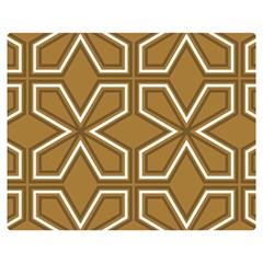 Gold Pattern Texture, Seamless Texture Two Sides Premium Plush Fleece Blanket (teen Size) by nateshop