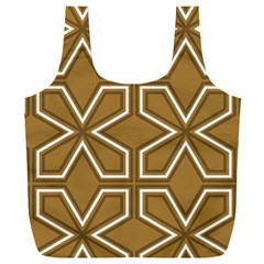 Gold Pattern Texture, Seamless Texture Full Print Recycle Bag (xxl) by nateshop