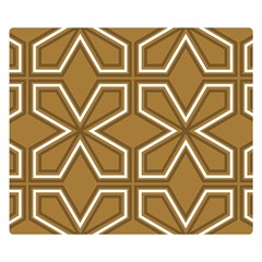 Gold Pattern Texture, Seamless Texture Premium Plush Fleece Blanket (small) by nateshop