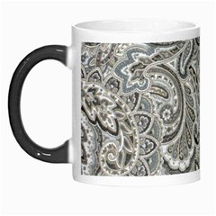 Gray Paisley Texture, Paisley Morph Mug by nateshop