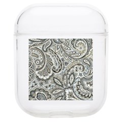 Gray Paisley Texture, Paisley Soft Tpu Airpods 1/2 Case by nateshop