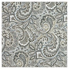 Gray Paisley Texture, Paisley Lightweight Scarf  by nateshop