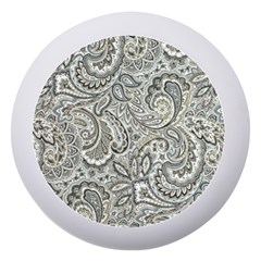 Gray Paisley Texture, Paisley Dento Box With Mirror by nateshop