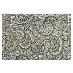 Gray Paisley Texture, Paisley Banner And Sign 6  X 4  by nateshop