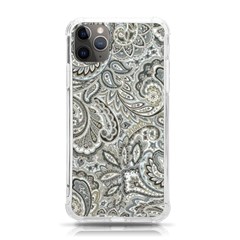 Gray Paisley Texture, Paisley Iphone 11 Pro Max 6 5 Inch Tpu Uv Print Case by nateshop