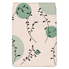 Plants Pattern Design Branches Branch Leaves Botanical Boho Bohemian Texture Drawing Circles Nature Removable Flap Cover (l)