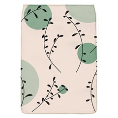 Plants Pattern Design Branches Branch Leaves Botanical Boho Bohemian Texture Drawing Circles Nature Removable Flap Cover (s)