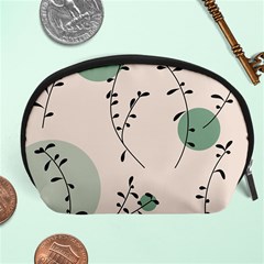 Plants Pattern Design Branches Branch Leaves Botanical Boho Bohemian Texture Drawing Circles Nature Accessory Pouch (large)