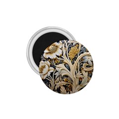 Flower Floral Pattern Floral Digital Spring Flora Botanical Blossom Bloom Vintage 1 75  Magnets