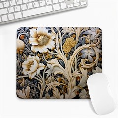 Flower Floral Pattern Floral Digital Spring Flora Botanical Blossom Bloom Vintage Large Mousepad