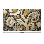 Flower Floral Pattern Floral Digital Spring Flora Botanical Blossom Bloom Vintage Business Card Holder Front