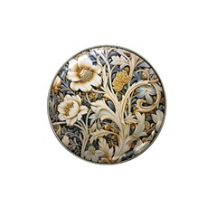 Flower Floral Pattern Floral Digital Spring Flora Botanical Blossom Bloom Vintage Hat Clip Ball Marker