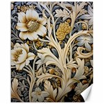 Flower Floral Pattern Floral Digital Spring Flora Botanical Blossom Bloom Vintage Canvas 16  x 20  15.75 x19.29  Canvas - 1