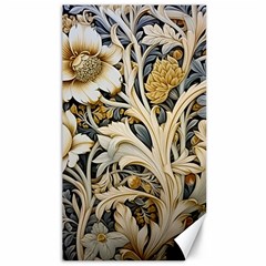 Flower Floral Pattern Floral Digital Spring Flora Botanical Blossom Bloom Vintage Canvas 40  X 72 