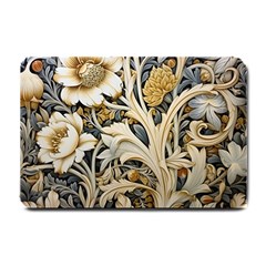 Flower Floral Pattern Floral Digital Spring Flora Botanical Blossom Bloom Vintage Small Doormat