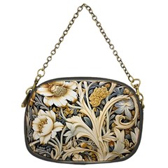 Flower Floral Pattern Floral Digital Spring Flora Botanical Blossom Bloom Vintage Chain Purse (two Sides)