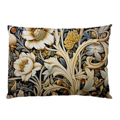 Flower Floral Pattern Floral Digital Spring Flora Botanical Blossom Bloom Vintage Pillow Case by Maspions