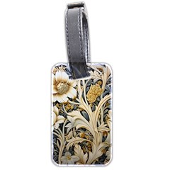 Flower Floral Pattern Floral Digital Spring Flora Botanical Blossom Bloom Vintage Luggage Tag (two Sides)